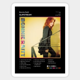 Bonnie Raitt - Slipstream Tracklist Album Sticker